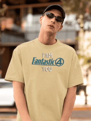 Fantastic 4 Oversized Premium Graphic Tee