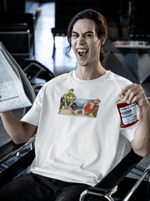 Hanuman vs Hulk Oversized Premium Graphic Tee