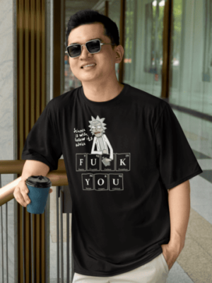 Rick The Scientist Oversized Premium Graphic Tee