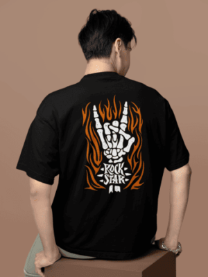 Rockstar Oversized Premium Graphic Tee